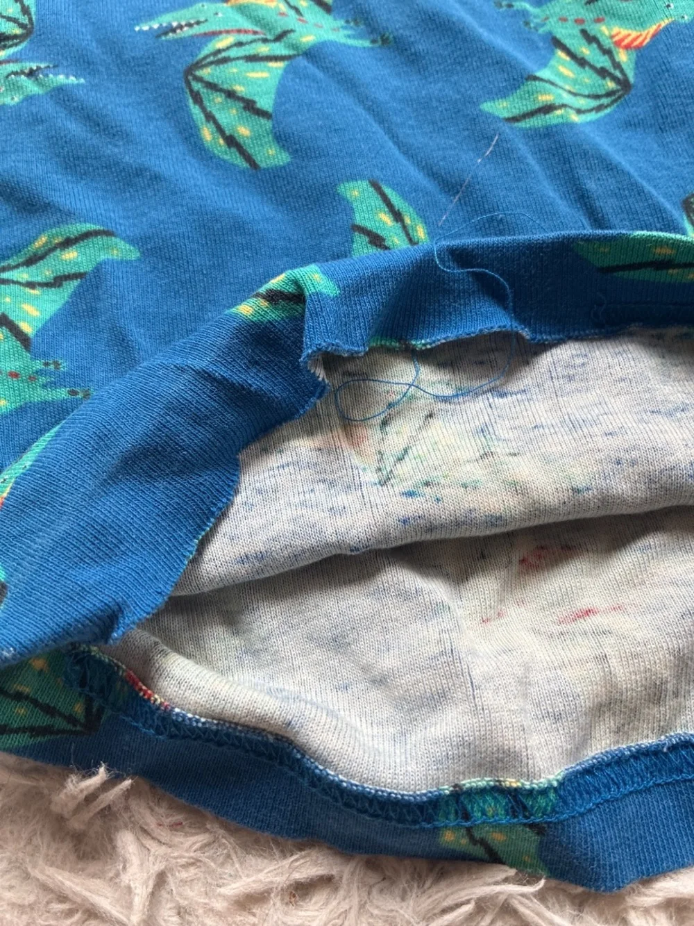 Hanna Andersson Shorts Pajamas Shark and Dragons Size 4